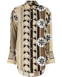 Loewe - Silk Paula S Ibiza Oversize Shirt - Lyst