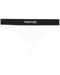 Tom Ford - Logo Thongs - Lyst