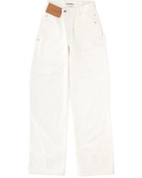 JW Anderson - Jeans With Logo Patch - Lyst