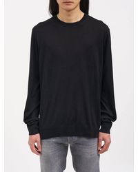 Paolo Pecora - Crew Neck Silk Sweater - Lyst