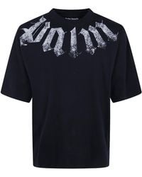 Palm Angels - "Big Neck Logo" Loose Tee - Lyst