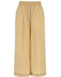 Loewe - Cotton Blend Paula S Ibiza Wide-Leg Pant - Lyst