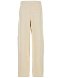 Max Mara - Off Straight Flat Front Pant - Lyst