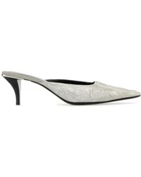 Gucci - Fabric Mules - Lyst