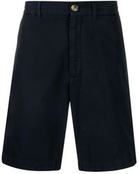 Brunello Cucinelli - Cotton Gabardine Bermuda Shorts - Lyst