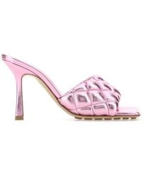 Bottega Veneta - Nappa Leather Padded Sandals - Lyst