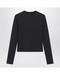 Skims - Sculpting Mini Crew-Neck Long-Sleeve T-Shirt - Lyst