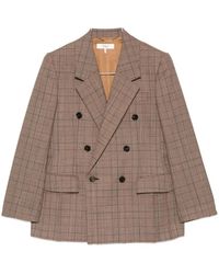 Chloé - Wool Double-Breasted Jacket - Lyst