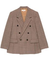 Chloé - Wool Double-Breasted Jacket - Lyst