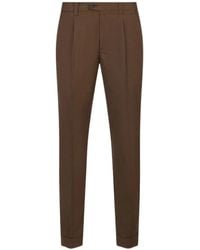 Devore - Cotton Pressed Crease Trousers - Lyst