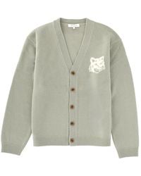 Maison Kitsuné - "Fox Head" Cardigan - Lyst