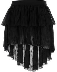 Blumarine - Gonna Mini Plisset - Lyst