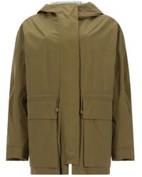 Laminar - Parka Corto Con Cappuccio - Lyst