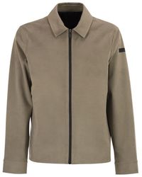 Rrd - Eco Suede Jacket With Nubuck Effect - Lyst