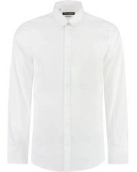 Dolce & Gabbana - Dolce & Gabbana Stretch Poplin Shirt - Lyst