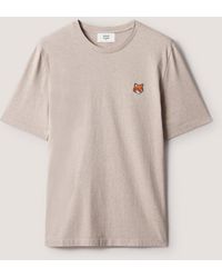 Maison Kitsuné - Maison Kitsuné Fox Head Regular Tee Shirt - Lyst