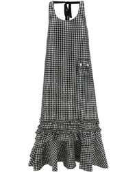 Ganni - Polyester Midi Dress - Lyst