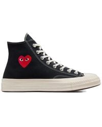 COMME DES GARÇONS PLAY - "Chuck Taylor 70 Small Heart High Top" Sneakers - Lyst