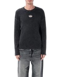 DIESEL - K-Darren-D Ribbed Cotton Sweater - Lyst
