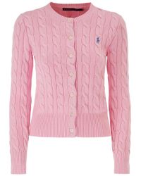 Polo Ralph Lauren - Cotton Classic Cable-Knit Cardigan - Lyst