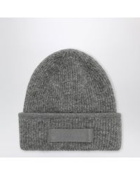 Jacquemus - Dark Gros Grain Beanie - Lyst