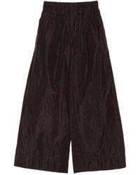 Susanne Bommer - Taffetas Wide Leg Trousers - Lyst