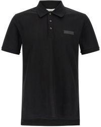 Givenchy - Logo Patch Polo Shirt - Lyst