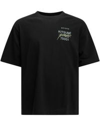 Maison Kitsuné - Maison Kitsuné "Mmii Profile Fox" Crew-Neck T-Shirt - Lyst