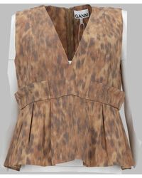 Ganni - Blusa - Lyst