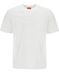 DIESEL - T-Adjust-Bigoval Crew-Neck T-Shirt - Lyst