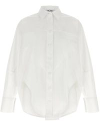 The Attico - Shaped Hem Shirt - Lyst