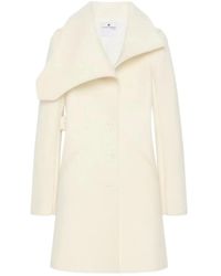 Courreges - Courregès Asymmetrical Collar Coat - Lyst