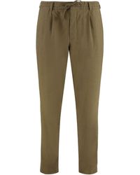 BOSS - Linen Blend Trousers - Lyst