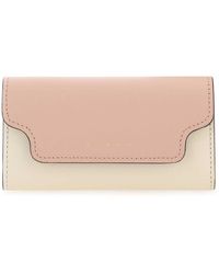 Marni - Two-Tone Leather Key Chain Case - Lyst