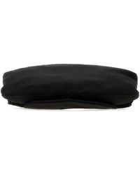Prada - Gabardine Wool Hat - Lyst