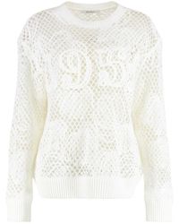 Max Mara - Farea Cotton Crew-Neck Sweater - Lyst
