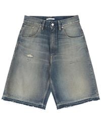 sunflower - Super Wide Vintage Denim Shorts - Lyst