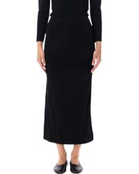 TOTEME - Draped Jersey Skirt - Lyst
