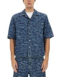 Marni - Denim Bowling Shirt - Lyst