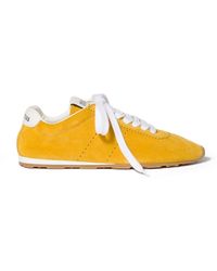 Miu Miu - Plume Suede Sneakers - Lyst