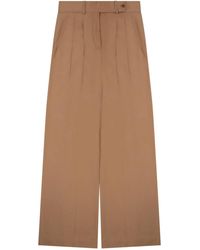 Alberta Ferretti - Wide Leg Tailored Pants - Lyst