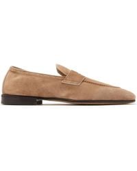 Brunello Cucinelli - Soft Suede Penny Loafer - Lyst