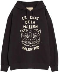 Valentino - Sweatshirt With Le Chat De La Maison Patch - Lyst