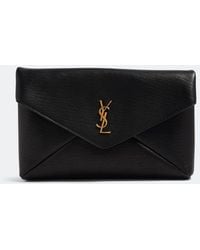 Saint Laurent - Cassandre Large Envelope Pouch - Lyst