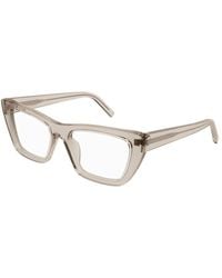 Saint Laurent - Eyeglasses Sl 276 Mica Opt 005 Transparent/16/145 - Lyst