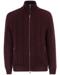 Brunello Cucinelli - Cashmere Knit Down Jacket With Zip - Lyst