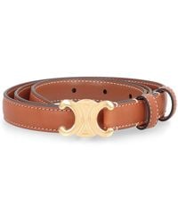 Celine - Mini Triumph Leather Belt - Lyst