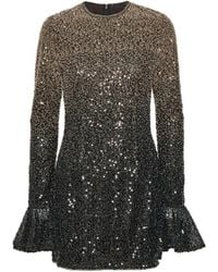 ROTATE BIRGER CHRISTENSEN - Rotate Birger Christensen Mini Dress With Sequins - Lyst