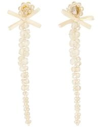 Simone Rocha - Petite Bow Drip Earrings - Lyst
