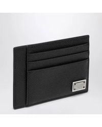 Dolce & Gabbana - Dolce & Gabbana Leather Card Holder - Lyst